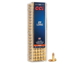 [0029] CCI 0029 Target Rimfire 22Long 29gr Copper Plated Round Nose 100 Per Box/50 Case