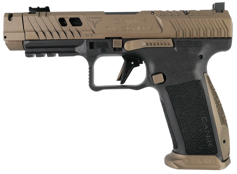 CANIK TTI COMBAT 9MM 4.6"OR FS 2-18RD, BRONE