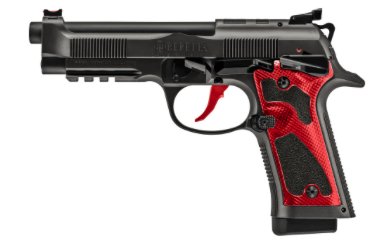 Beretta 92X Performance Carry Optic Dark Series, 9x19mm, 18rd, Dark Nistan Red Accents, 4.9in, 2 mag(s)