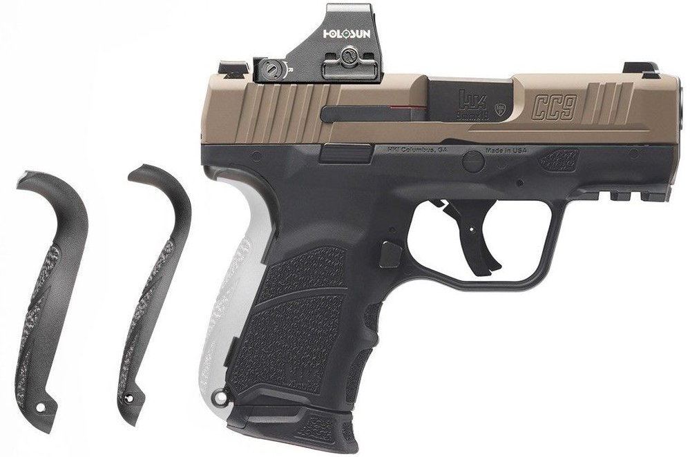 H&K CC9 OE Midnight Bronze Holosun 407K, 9mm, 3.3", 10/12rd