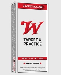 [USA300B147] Winchester 300 Blackout 147 gr FMJ 20 Rds