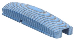 [8900587] Sig Sauer P320 AXG Backstrap - G10 - Large - Blue Lava
