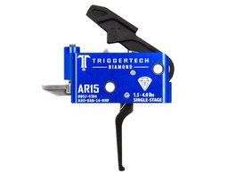 [AR0-SAB-14-NNF] TriggerTech Diamond AR15 Trigger, Single Stage, Straight Flat