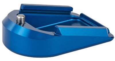 Taran Tactical Innovation, Firepower Base Pad For Sig Sauer P320, Blue Finish, +2