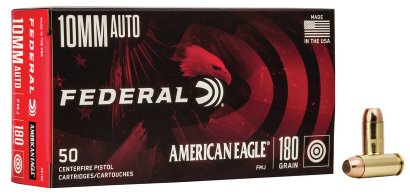 Federal American Eagle FMJ - 180gr - 10mm - 50rd