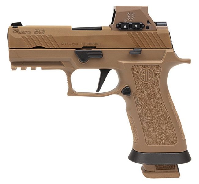 Sig Sauer M18X w/RomeoM17 Red Dot, 9mm, 3.9" BBL, 3x21 Rds