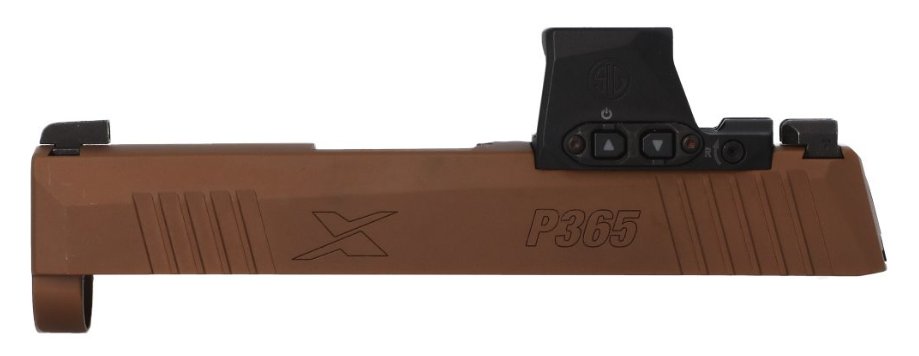 Sig Sauer P365X Slide, 9mm, 3.1in, RomeoX Compact, Coyote