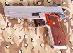 [226X5-9-CLASSIC-10] Sig Sauer Custom Works P226 XFive Classic Stainless/Wood Grips, 9mm, 5" BBL, (3) 10 Rds