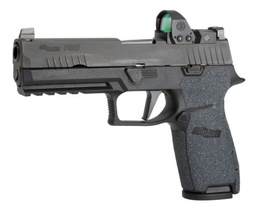 [Hogue-17639] Hogue Sig Sauer P320 9 / 40 / 357 - Wrapter Grit Adhesive Grip - Black - Medium Grip Module Full Size