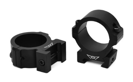 Warne Vapor Horizontal 30mm, Medium Matte Rings
