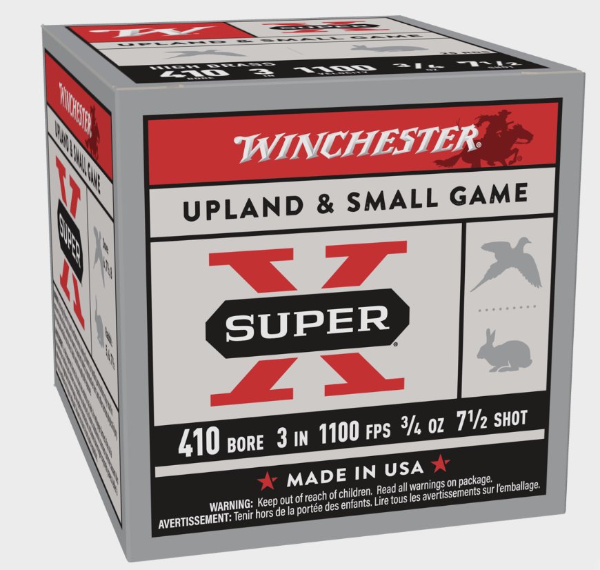 Winchester Ammo Super-X, 3",#7.5 3/4oz, 410ga, 25rd