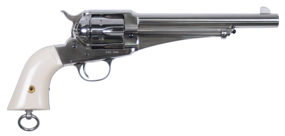Uberti 1875 Single-Action Army Outlaw "Frank", Nickel Plated, .357 Mag, 7.5" BBL, 6 Rds