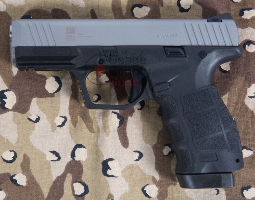 SAR USA SAR9 Compact Black/Stainless, 9mm, 4" BBL, 15 Rds