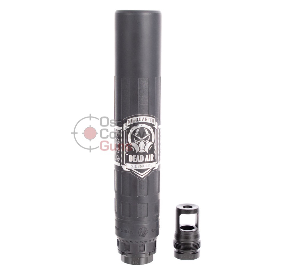 Dead Air Nomax 33 Black .33 Cal Silencer w/Xemax Adapter & Muzzle Brake