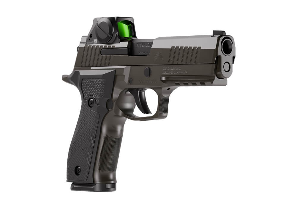 SIG SAUER P226-X LEGION 9mm 4.4" DA/SA, LEGION Gray, SIG-LOC Pro Optic, (3) 18rd — 226X-9-LEGION-RXSL