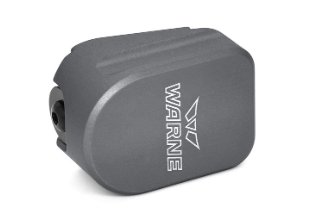 Warne Mag Extension Fits Sig Sauer P320, Gray, Capacity +0, 9mm