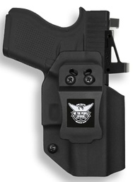 [WTP-R07_1000-R] We The People Holsters GLOCK 43/43X MOS RDS RED DOT OPTIC CUT IWB HOLSTER