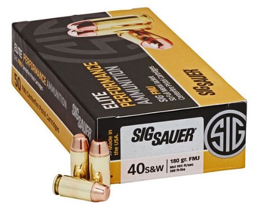 Sig Sauer .40 S&W FMJ 180gr - 50RD