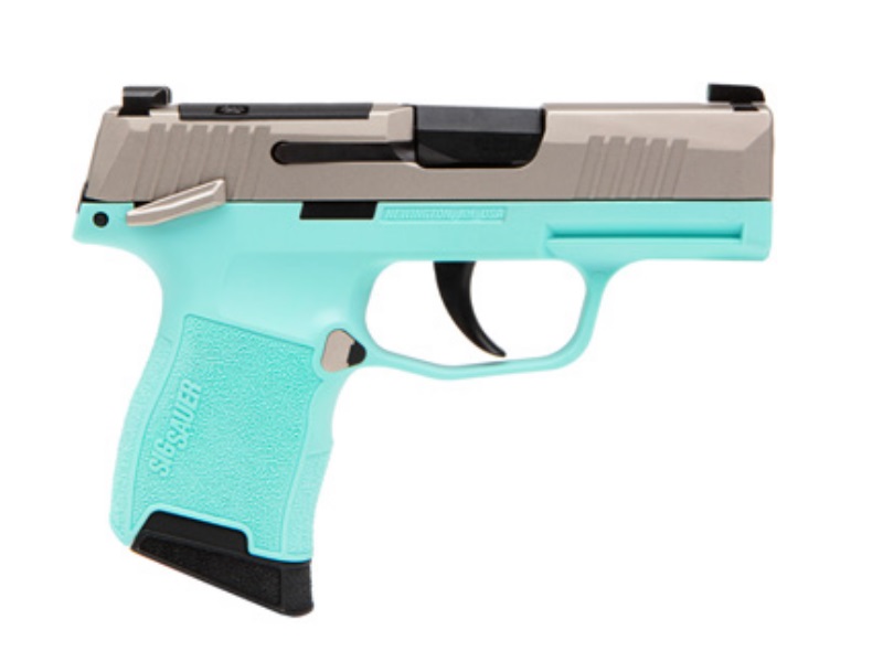 SIG Sauer P365-380 Robin's Egg Blue .380 ACP 3.1" Manual Safety 10+1 — 365-380-REB-MS