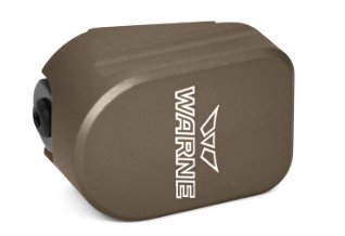 Warne Mag Extension Fits Sig Sauer P320, Dark Earth, Capacity +3/9mm