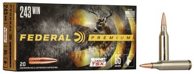 Federal Barnes TSX - 85gr - .243 Win - 20rd