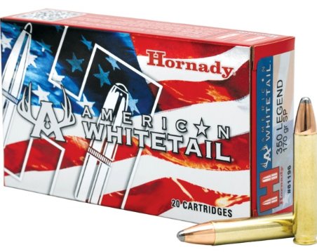 Hornady American Whitetail InterLock SP, 350 Legend, 170 Gr, 20 Rds