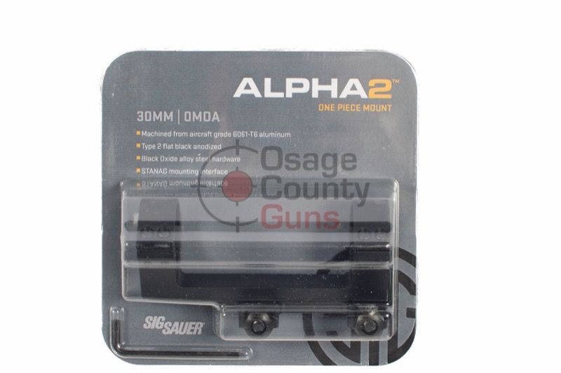 Sig Sauer Alpha2 One Piece Scope Mount - 30mm
