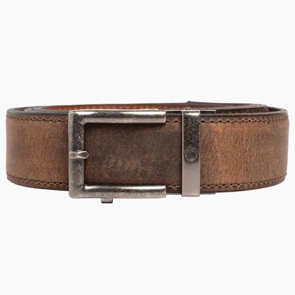 NexBelt Crazy Horse Brown Leather Made in the USA 1.5"