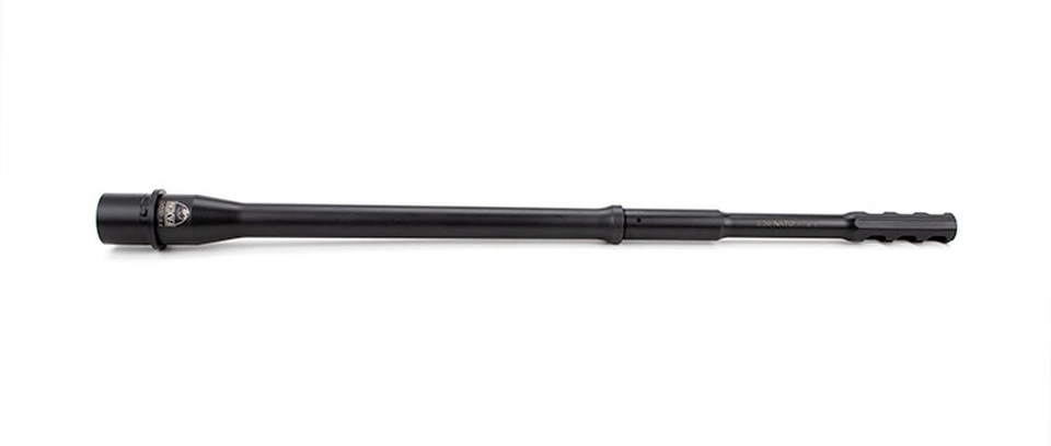 Faxon Barrel - 16" Gunner Profile AR15 Barrel, 556 Nato w/ Integral Slim 3 Port Brake