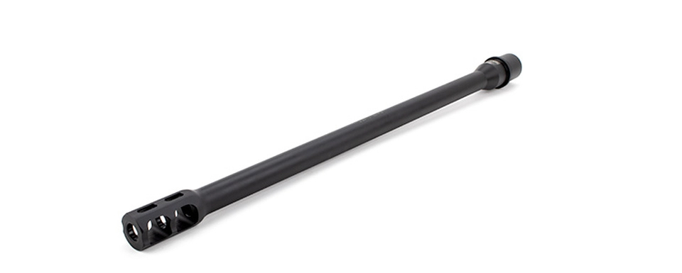 Faxon 16" 9mm Tapered Profile AR15 Barrel w/ Integral Slim Muzzle Brake