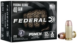 [PD40P1] Federal PUNCH Personal Defense - 165gr - 40 S&W - 20rds