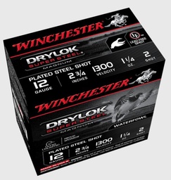 [XSM122] Winchester Drylok Super Steel Magnum, 12 Ga, 2-3/4", #2 1-1/4oz,  25 Rd