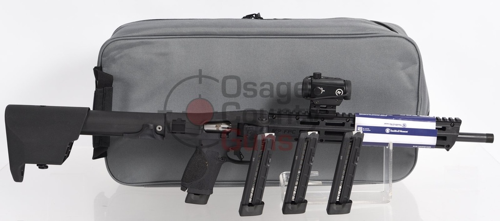 S&W M&P FPC Bundle, .22LR, 16.25", 20rd, w/ Crimson Trace Green Dot