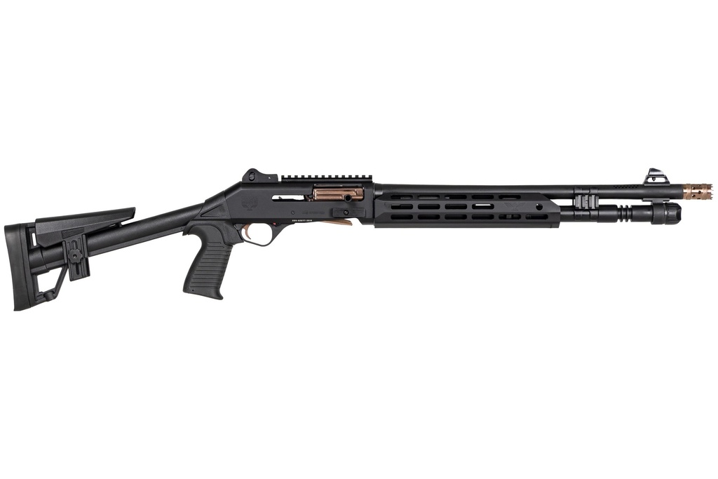 Panzer Arms M4 Speed Pro 12Ga 18.5" Black/Bronze Ti — PAM4CSBBTMFSS