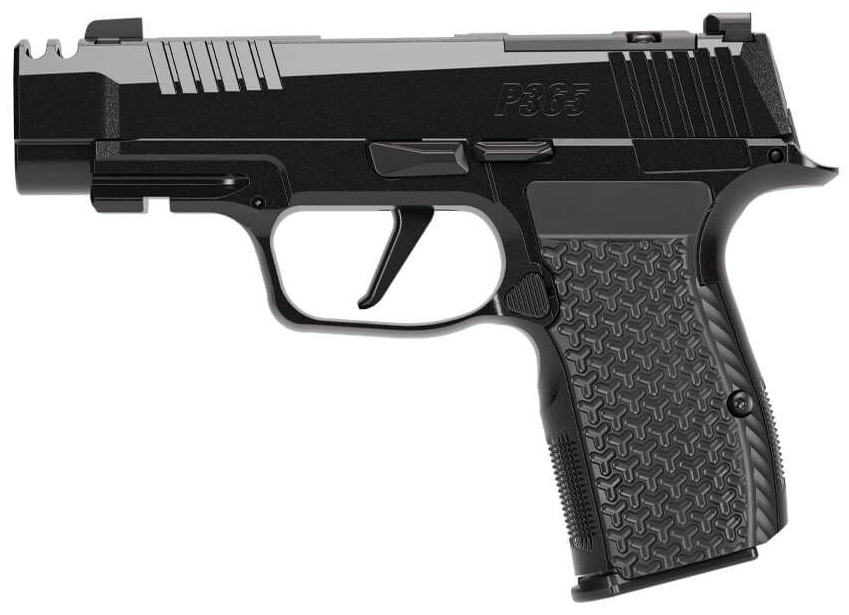 SIG P365, 380 ACP, 3.1IN, LUXE, X-RAY 3, OPTIC READY, AXG MODULAR GRIP, (3) 10RD STEEL MAG, MS, CA COMPLIANT