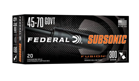 Federal Subsonic 45-70 Govt, 300gr, FSP, 20rds