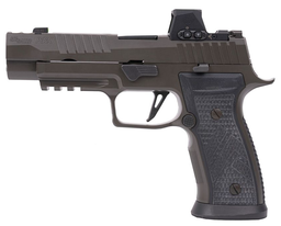 [320AXGF-9-LEGION-RXSL] P320, 9MM, 3.9IN, LEGION GRAY, STRIKER, X-RAY 3, AXG MODULAR GRIP, (3) 21RD MAG, SIG-LOC PRO, MAGWELL, COMP