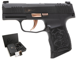 [365-380-ROSE] SIG P365, 380 ACP, 3.1IN, ROSE, BLK, STRIKER, X-RAY 3, POLYMER GRIP, (2) 10RD MAG, OPTIC READY