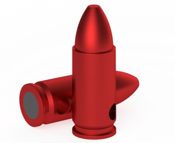 [DCTR-9MM] Birchwood Casey BC-DCTR-9MM Duracap Aluminum 9mm Training Rounds 6PK