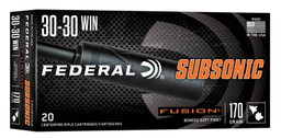 [F3030FS2SUB] CCI 30-30 WIN 170GR FUSION SUBSONIC