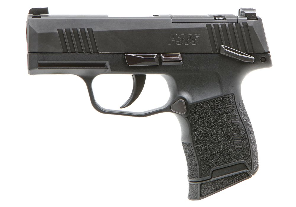 SIG P365, 380 ACP, 3.1IN, NITRON, BLK, STRIKER, X-RAY3, POLYMER GRIP, (2) 10RD STEEL MAG, MANUAL SAFETY