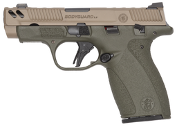 [14942] S&W PC Bodyguard 2.0 Carry Comp, Thumb Safety, ODG/FDE, 380 Auto, 3.1in 1-10rnd 1-12rnd