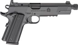 [POT9240AOS] Springfield Armory 1911 OPERATOR AOS THREADED U-NOTCH W/TRITIUM, .45 ACP, 5in, BLK, 2-8 mags