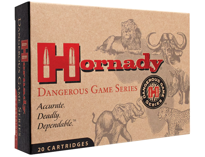 Hornady AMMO 375 H&H MAG 300 GR DGX  BONDED, 20rd box