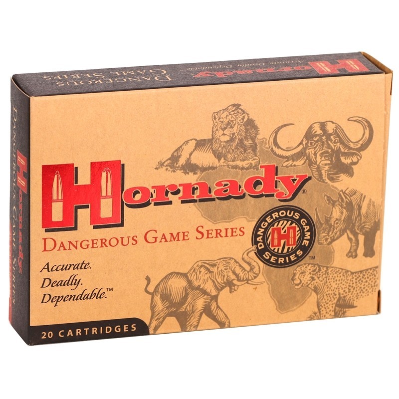 Hornady Dangerous Game .375 H&H Mag 300 gr DGX Bonded — 20rd — 82334