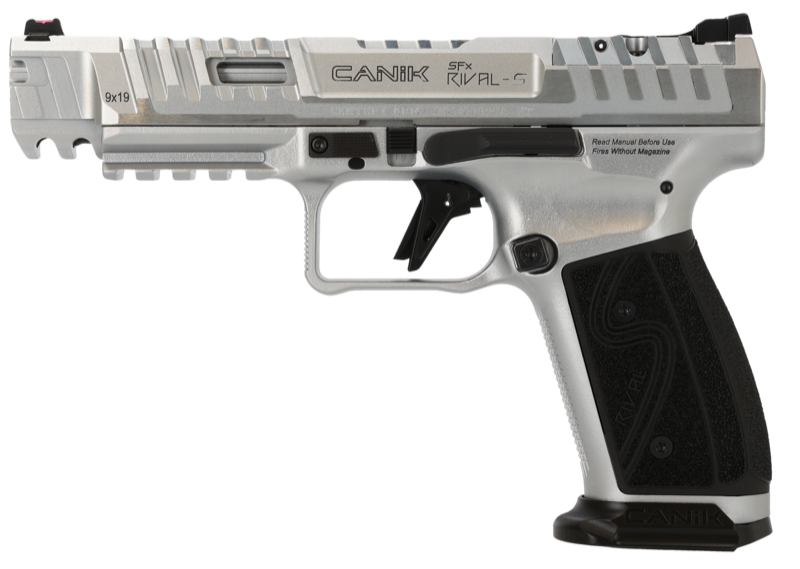 Canik SFx Rival-S 9mm 5" 18+1 Steel Frame, Chrome — HG7010C-N