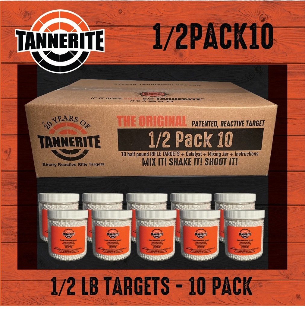 Tannerite 1/2 Pack 10 (10 -1/2lb. target brick)
