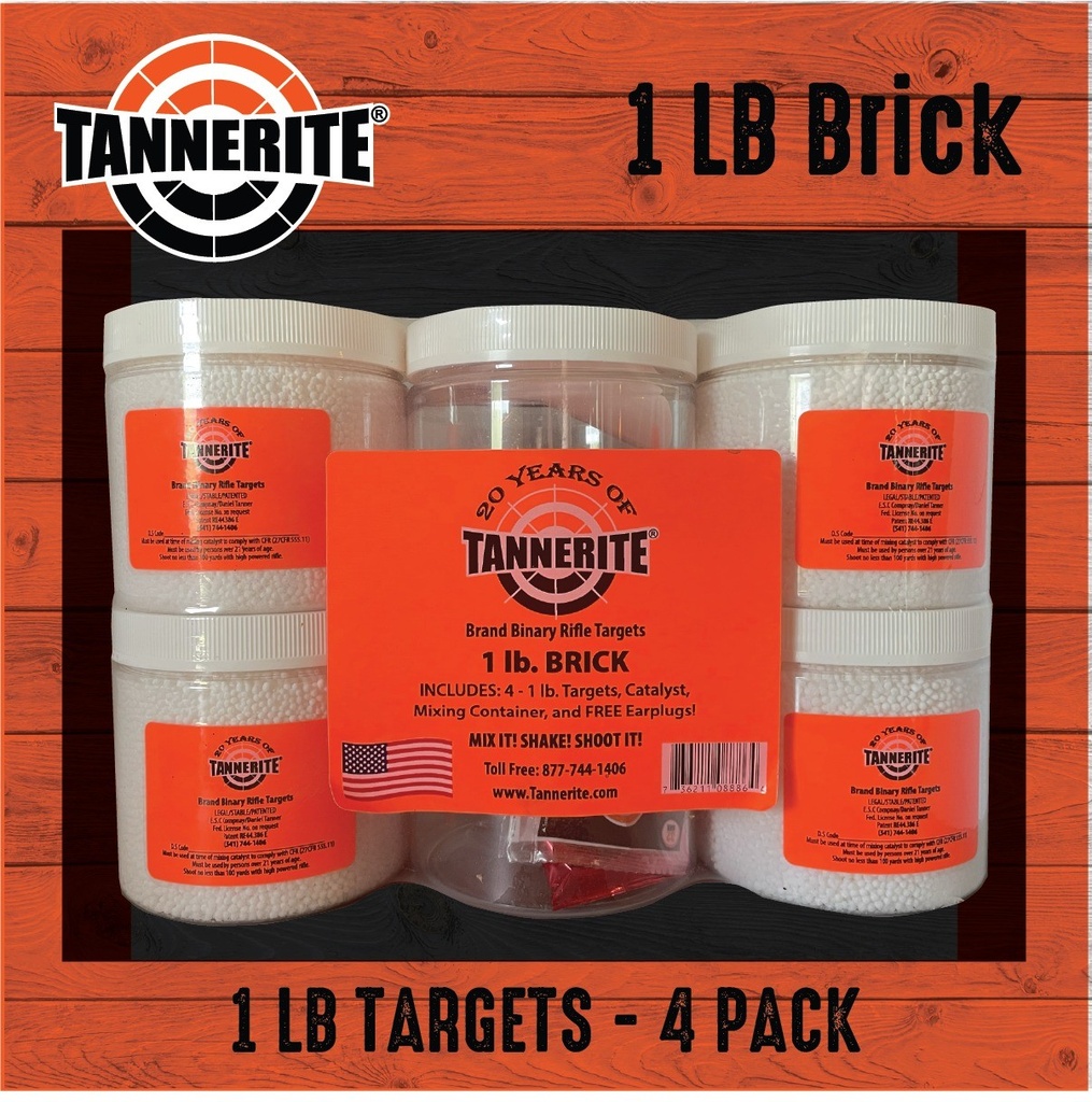 Tannerite  Brick  (4 pack of 1 lb targets)