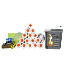 [WLK] Tannerite White Lightning Rimfire Target Kit  (15 Targets and holders 6 kits per case)