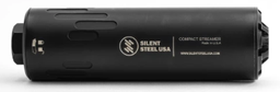 [CSTR-762-BLK-HUB-1_3/8X24] Silent Steel Compact Streamer 7.62 Armor Black HUB 1.375×24 — CSTR-762-BLK-HUB-1_3/8X24